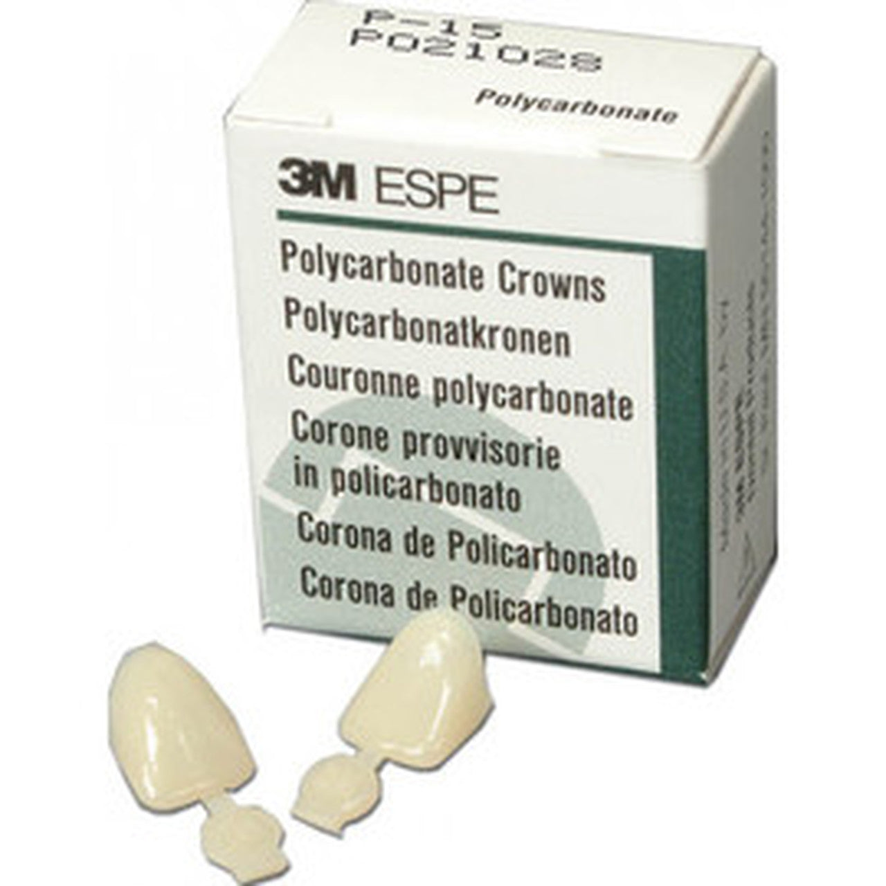 3M ESPE P18 Polycarbonate Dental Crown Forms Upper Left Central #18 5/Pk 3M ESPE P18 Polycarbonate Dental Crown Forms Upper Left Central #18 5/Pk